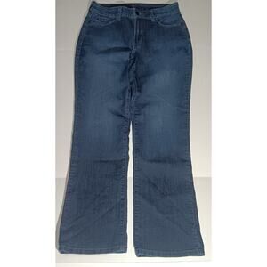 Classic NYDJ (Not Your Daughter’s Jeans) straight leg denim jeans in a flatterin